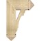 Ekena Millwork Olympic Arts and Crafts Rough Sawn Bracket w/ Offset Brace, Douglas Fir, 8"W x 18"D x 26"H BKT0806X18X26OLY03RDF - alternate 2